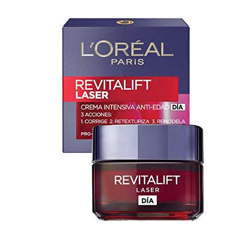 Amazon: crema antiarrugas de día Revitalift L'Oréal Paris, 50 ml
