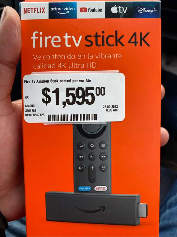 Fire tv Stick 4K en $899 - Chedraui