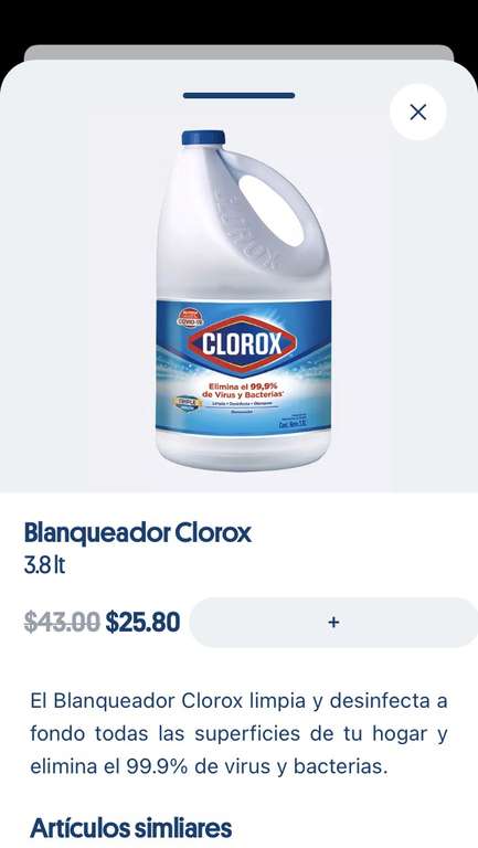 Blanqueador Clorox 3.8L-JOKR