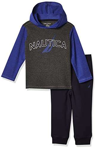 Amazon: Nautica 2 Piezas Juego de Playera con Capucha y pantalón Juego de  Pantalones para Niños 18 Meses - promodescuentos.com