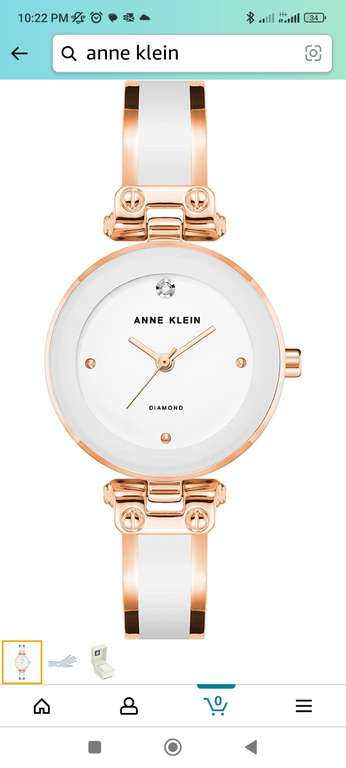 Amazon: Reloj Anne Klein AK/1980TMGB Women's Analog Display Japanese Quartz Beige Watch