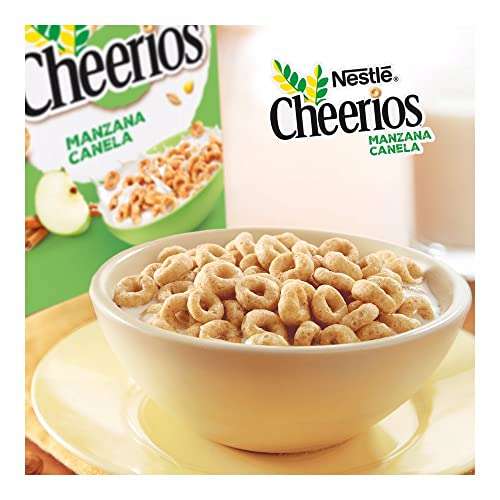 Amazon: Cereal Nestlé Cheerios Manzana Canela con Avena 480g