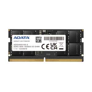 CyberPuerta: Memoria RAM Adata DDR5, 4800MHz, 16GB, On-Die ECC, SO-DIMM