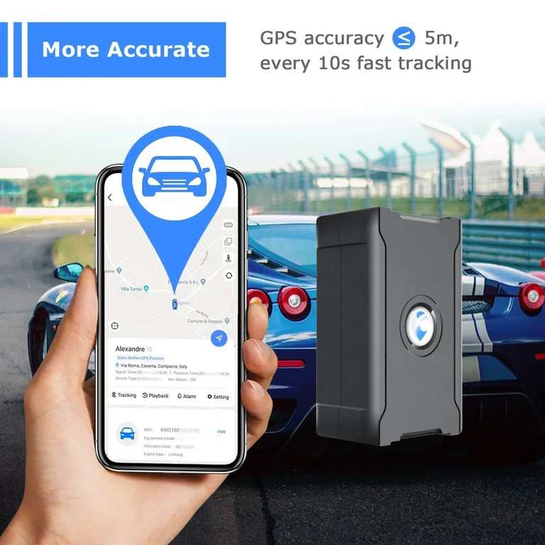 AliExpress: Rastreador GPS de precisión de 5 m, seguimiento remoto de vehículos, antirrobo para coche, camión, motocicleta.