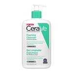 Amazon: CeraVe Gel Limpiador Espumoso |473ml| Limpiador diario para piel mixta grasa + crema hidratante |50ml| hidrante diario para rostro