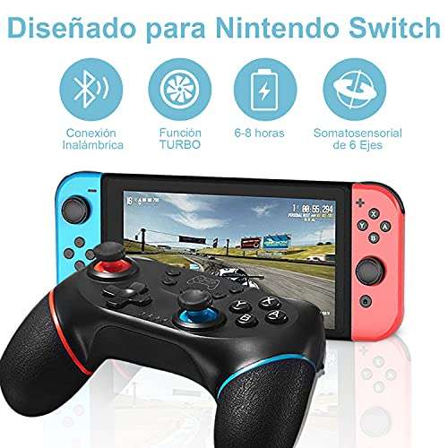 Amazon: Control inalambrico compatible con Nintendo Switch