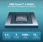 AliExpress: MiniHyper Mini PC HI6 Ryzen 5 5600H, CPU 16GB, DR4-3200M, 512GB, SSD, NVME - AliExpress