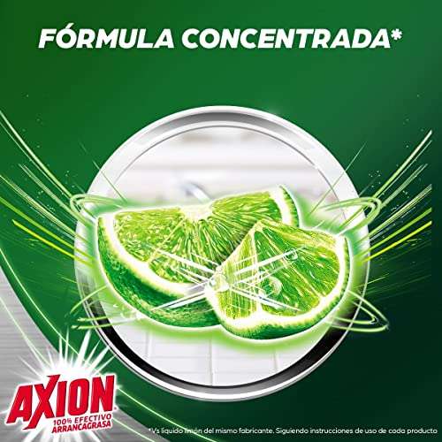 AMAZON: Axion Lavatrastes Xtreme Limon, 1.1L. 2 artículos por $80.