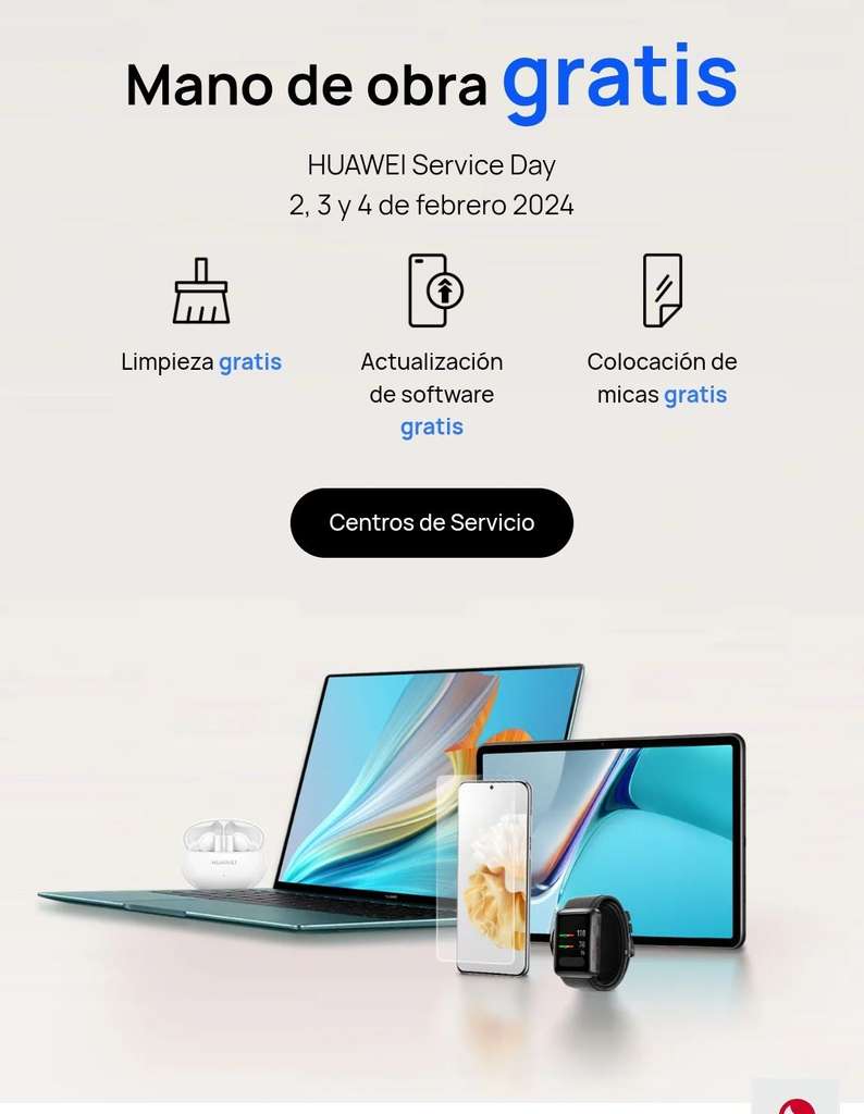 Huawei Service Day: 2,3 y 4 de Febrero 2024 