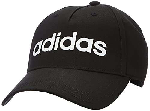 Amazon Gorra Adidas en color negro y logotipo en blanco.