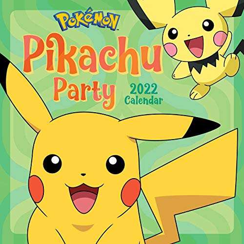 Amazon: Pokémon Pikachu o Super Mario Calendario de Pared 2022
