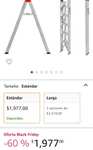 Amazon: Escalera Fold A Step 5 escalones CV Directo | Escalera portátil de 182 cm, Plegable, Compacta, Resistente y Ligera