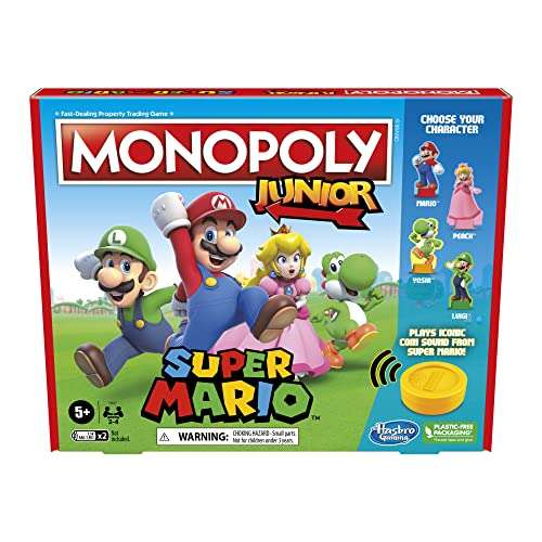 Amazon: Monopoly Junior de Super Mario (Prime)