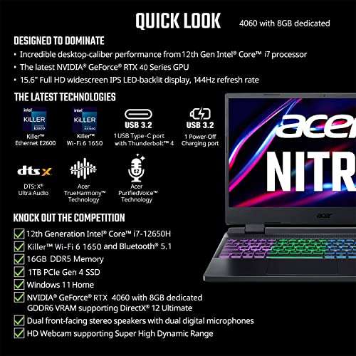 Amazon: Acer Nitro 5 Gaming Laptop