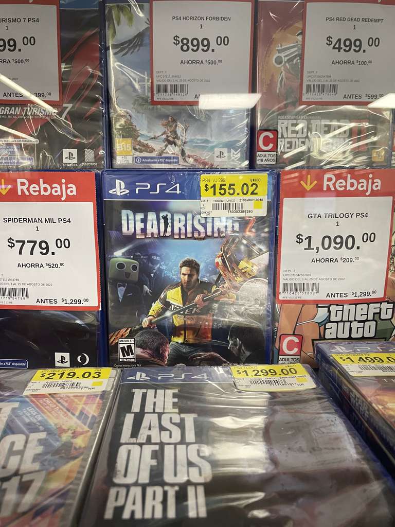 Walmart: Dead Rising 2 para PS4
