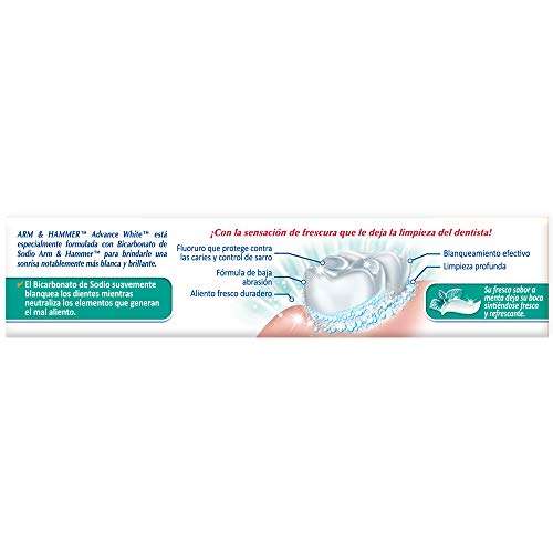 Amazon: Arm & Hammer - Pasta dental Control Sarro Advance White 121 gr (Planea y cancela)