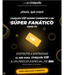Nuevo beneficio para Super Fanático Club Cinépolis: 4 boletos mensuales a $95 (2D) o $105 (3D) para salas VIP + Combo Sushi Mix a $369