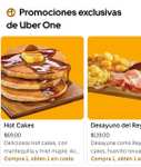 Uber Eats: Desayunos al 2x1 en burguer king (siendo miembro One)