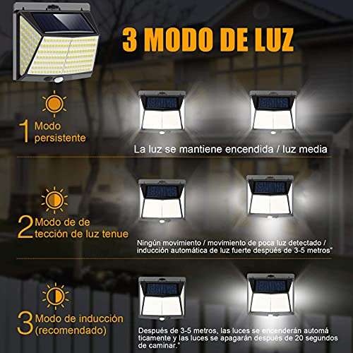 Amazon: Luces Solares 2 piezas.