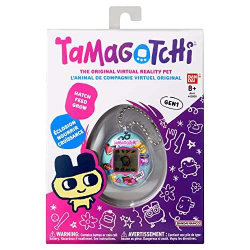 Amazon: TAMAGOTCHI Original Denim Patches Parches de Mezclilla Mascota Electrónica para Niños Juguete Interactivo Original de Bandai