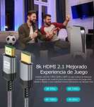 Amazon: 2 Metros Cable HDMI 2.1 - Trenzado Nylon Soporte 8K