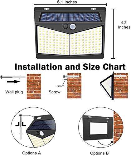 Amazon: 2 lámparas led para exteriores, solares y con sensor de movimiento