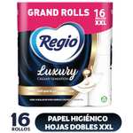 Amazon: REGIO - Luxury Creamy Sensation - Papel Higiénico Hojas Dobles XXL - 16 Rollos