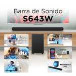 Amazon: BARRA DE SONIDO TCL S643W