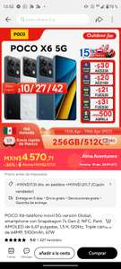 AliExpress: Celular Poco X6 5G 12gb +256gb | Envío desde Mex