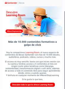 Santander Learning Room