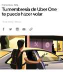 Uber One y Aeroméxico Rewards: Acumula puntos para volar o viceversa y usarlos para Uber Cash