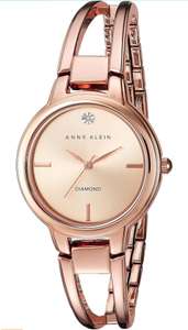 Amazon: Reloj con esfera de diamante Anne Klein