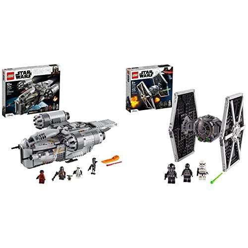 Amazon LEGO Star wars: Razor Crest 75292 + Caza TIE 75300