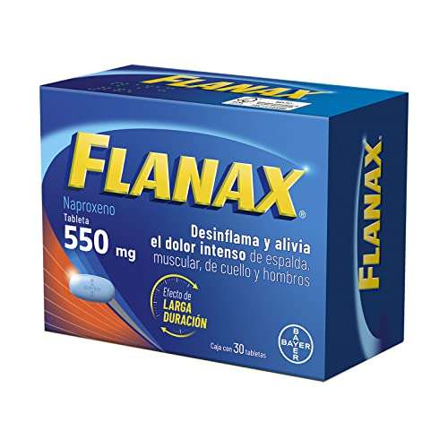 Amazon: Flanax 550mg Caja con 30 tabletas Precio con Planea y Cancela Envio Gratis con Prime