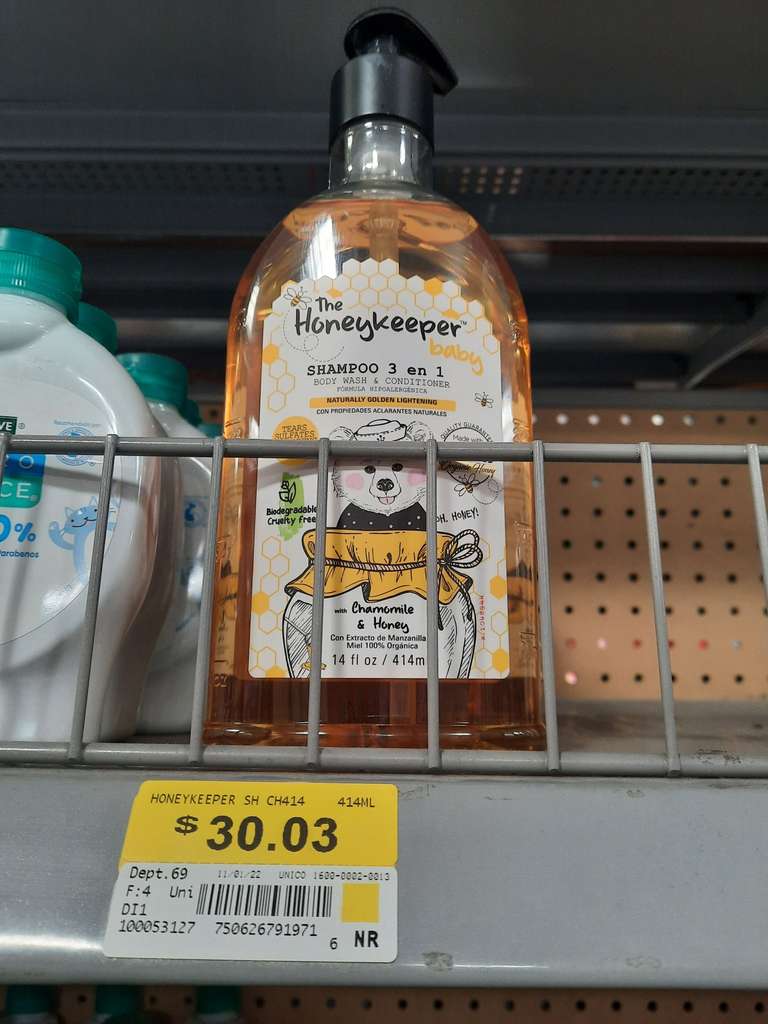 Walmart: Honey Keeper Shampoo 3 En 1 The Honeykeeper Little Chamomile 