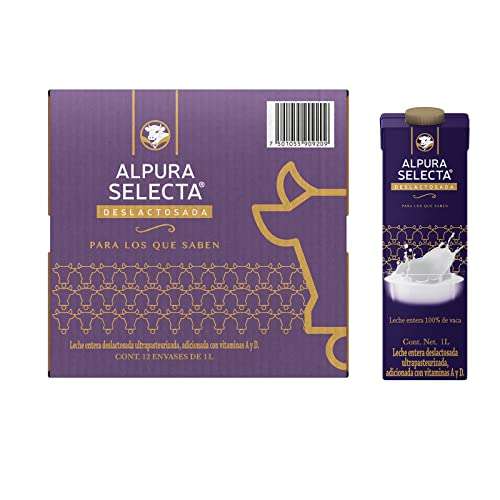 Amazon Alpura selecta deslactosada caja 12 litros