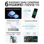 Amazon: HUAWEI - Nova 11i - 6.8" - (8+128GB) - 40w SuperCharge - Dual SIM - Garantia en Mexico - Negro
