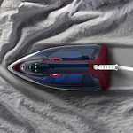 Amazon: T-Fal Plancha de Vapor Express Steam Navy Vino - Suela True Ceramic Glide, 1600 W, FV2833X0