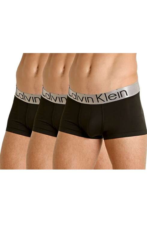 Amazon: 3 boxes Calvin Klein- Bóxers ajustados talle bajo, para hombre CH