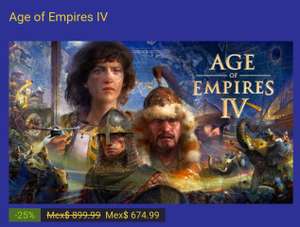 Steam: Age of Empires IV (AoE4) y otras ofertas