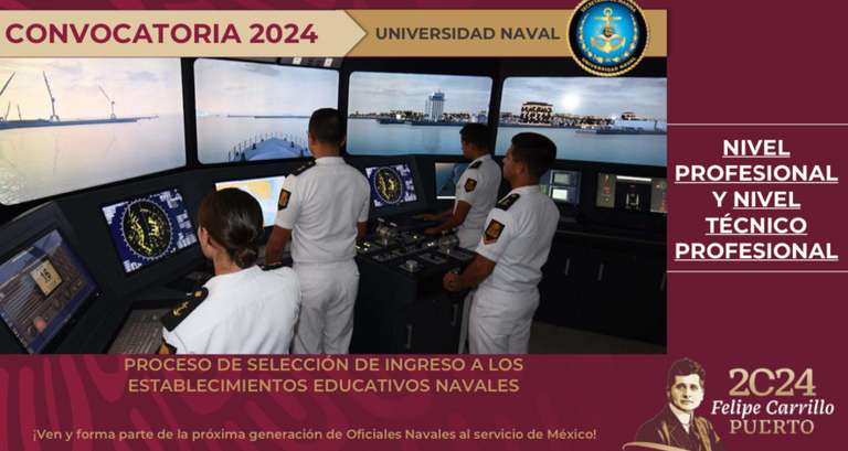 Convocatoria 2024: Ingreso a universidad naval militar