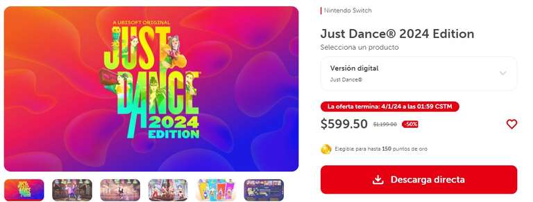 Acquista Just Dance 2024 Edition Switch Nintendo Eshop