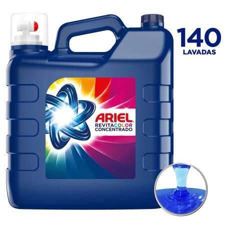 Sam's Club: ARIEL - Detergente Líquido "RevitaColor" - 2 Unidades de 8.5 Litros c/u x $437 - 17 Litros Total - 280 Lavadas