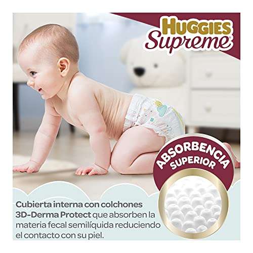 Amazon: Huggies Supreme Pañal Desechable para Bebé, Etapa 6 Unisex, Caja con 180 Piezas | Planea y Ahorra
