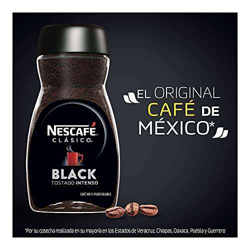 Amazon Nescafé Clásico Black Café Soluble Frasco 170g -planea y ahorra