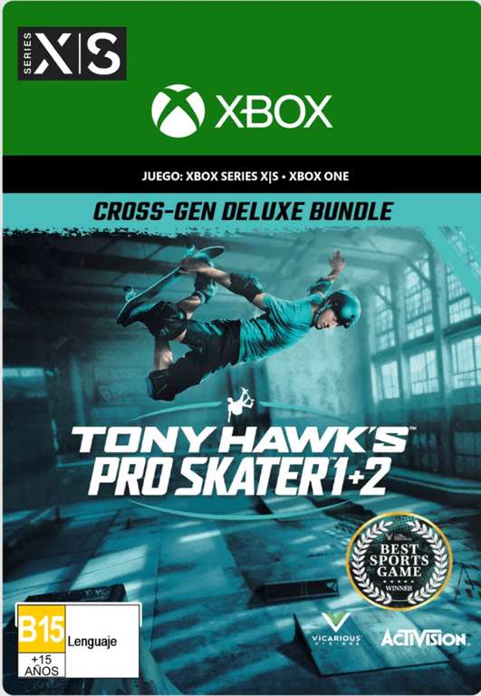 Gamivo: Tony Hawk's Pro Skater 1 + 2 - Cross-Gen Deluxe XBOX