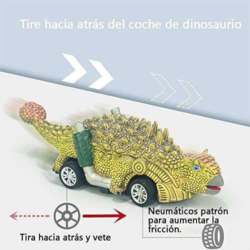 Amazon: Paquete de 6 Juguetes de Dinosaurio de Juguete para niños de 3-5 años de Edad