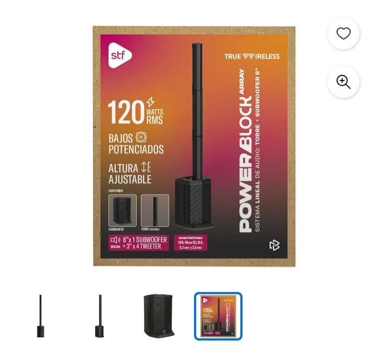 Powerblock Stf Sistema lineal de audio STF Power Block at Walmart - precio $1610 ...