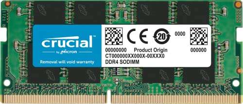 Amazon: Crucial RAM SODIMM 16GB 3200mhz C22 | Precio antes de pagar