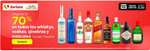 Soriana: Segundo al 70% de descuento en Whiskys, vodka, ginebras y mezcales
